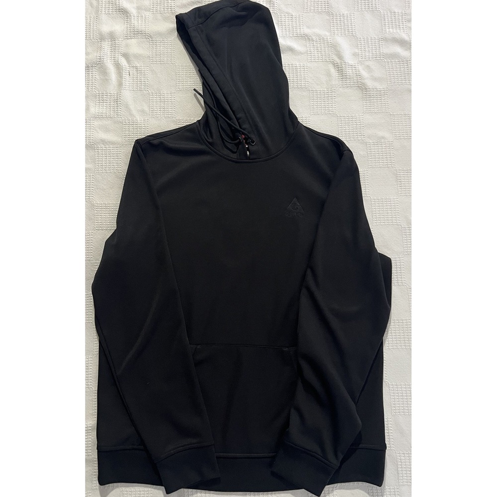 Gerry Men's Stretch Mid-weight Performance Hoodie Sweatshirt Black Medium